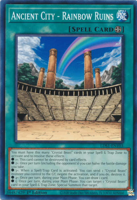 Ancient City - Rainbow Ruins [LDS1-EN103] Common - Doe's Cards