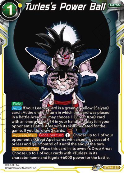 Turles's Power Ball (BT15-118) [Saiyan Showdown] - Doe's Cards