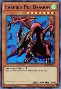 Harpie's Pet Dragon (Blue) [LDS2-EN066] Ultra Rare - Doe's Cards