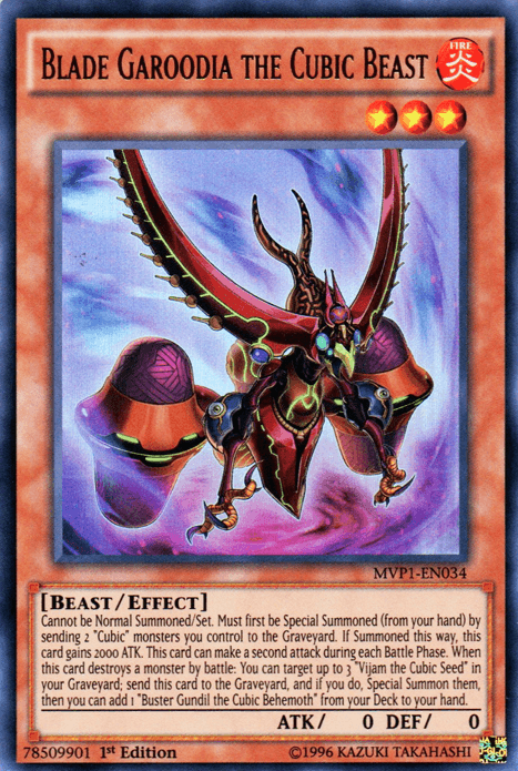 Blade Garoodia the Cubic Beast [MVP1-EN034] Ultra Rare - Doe's Cards