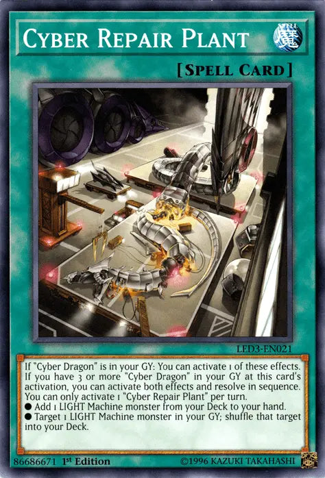 Cyber Repair Plant [LED3-EN021] Common - Doe's Cards