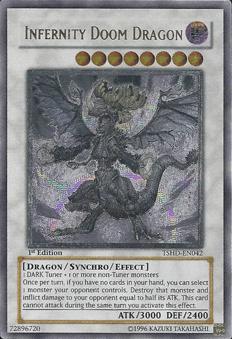 Infernity Doom Dragon [TSHD-EN042] Ultimate Rare - Doe's Cards