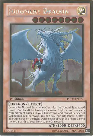 Judgment Dragon [PGLD-EN072] Gold Rare - Doe's Cards