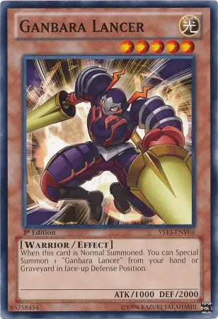 Ganbara Lancer [YS13-ENV04] Common - Doe's Cards