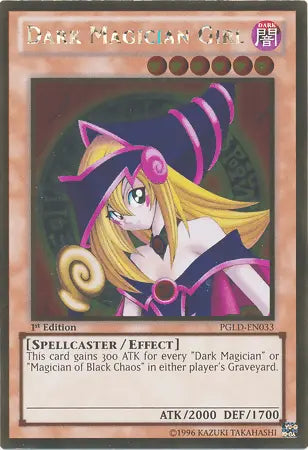 Dark Magician Girl [PGLD-EN033] Gold Rare - Doe's Cards