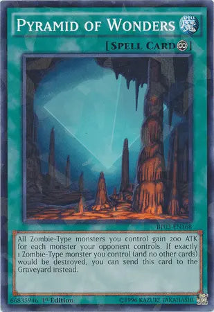 Pyramid of Wonders [BP03-EN168] Shatterfoil Rare - Doe's Cards
