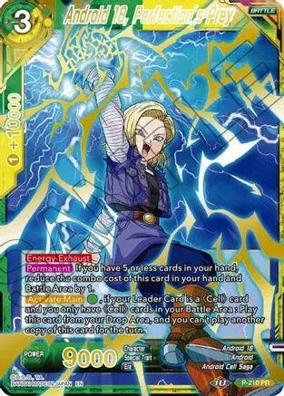 Android 18, Perfection's Prey (Gold Stamped) (P-210) [Mythic Booster] - Doe's Cards