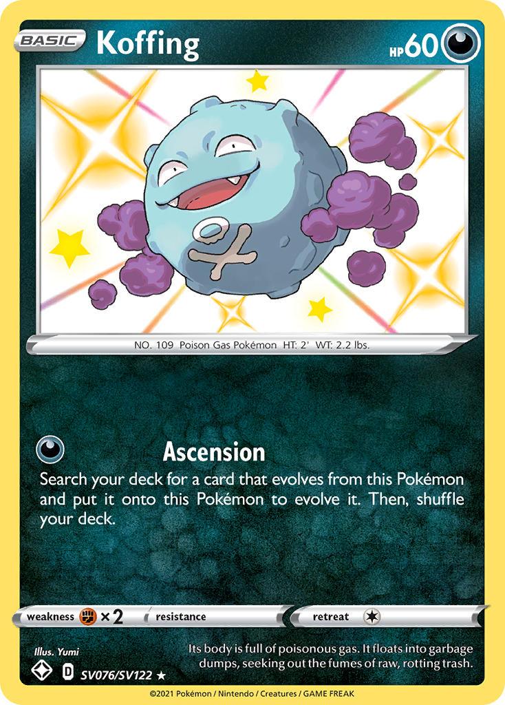 Koffing (SV076/SV122) [Sword & Shield: Shining Fates] - Doe's Cards
