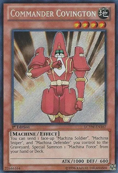 Commander Covington [LCYW-EN167] Secret Rare - Doe's Cards