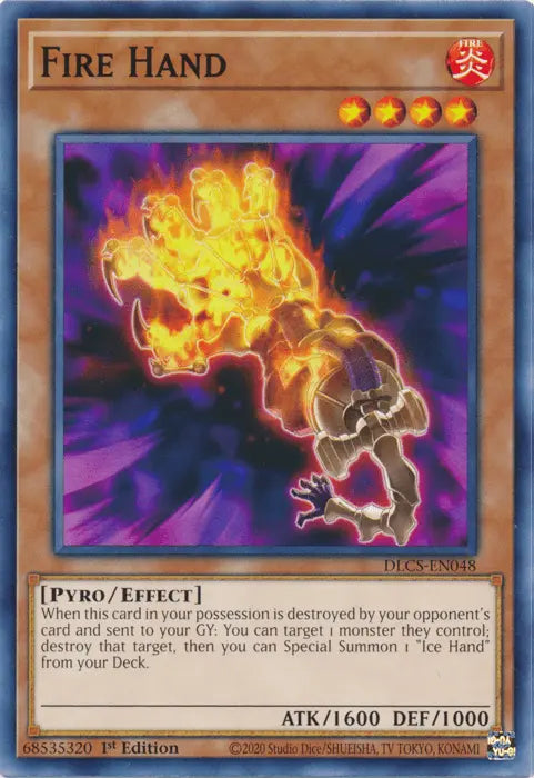 Fire Hand [DLCS-EN048] Common - Doe's Cards