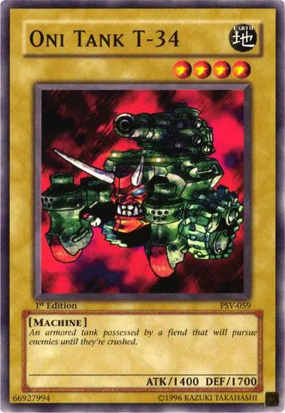 Oni Tank T-34 [PSV-059] Common - Doe's Cards