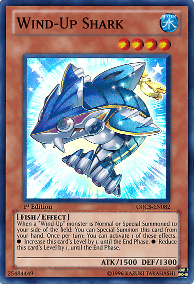 Wind-Up Shark [ORCS-EN082] Super Rare - Doe's Cards