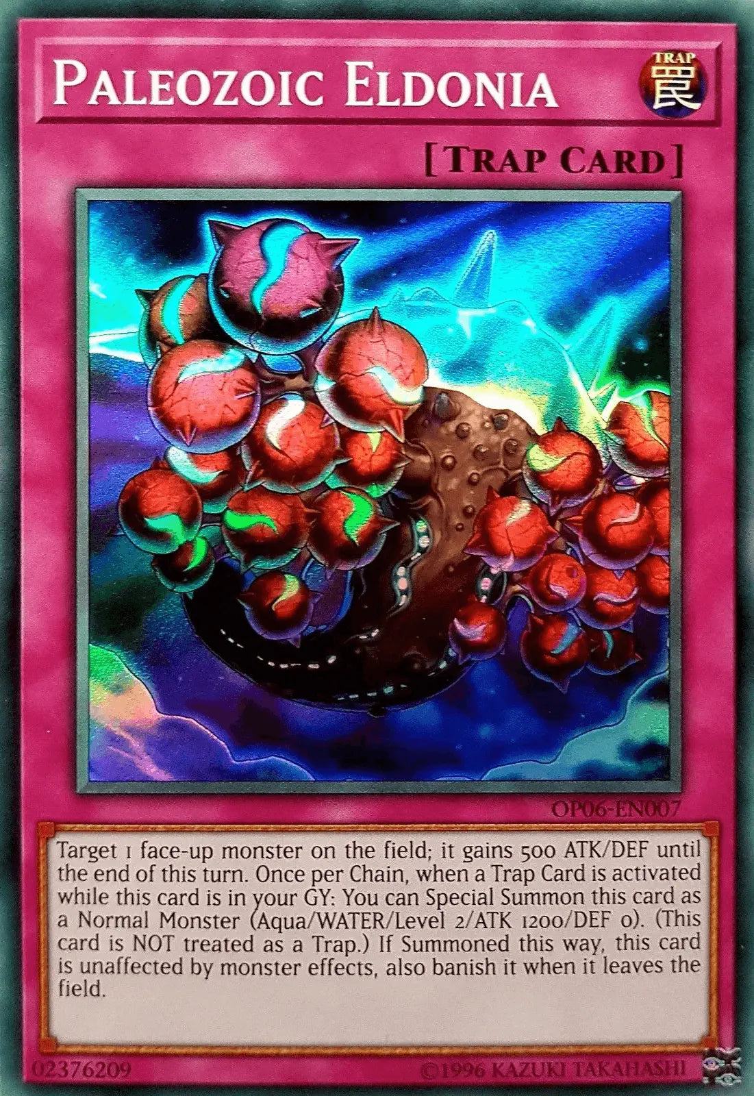Paleozoic Eldonia [OP06-EN007] Super Rare - Doe's Cards