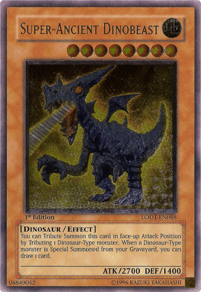 Super-Ancient Dinobeast [LODT-EN088] Ultimate Rare - Doe's Cards