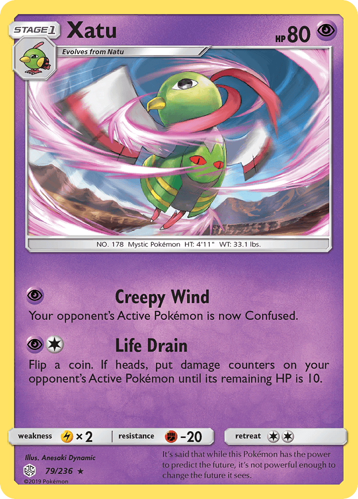 Xatu (79/236) [Sun & Moon: Cosmic Eclipse] - Doe's Cards