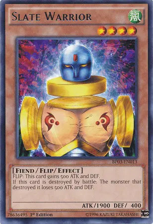 Slate Warrior [BP03-EN013] Rare - Doe's Cards