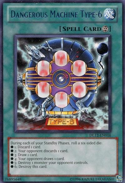 Dangerous Machine Type-6 (Blue) [DL12-EN016] Rare - Doe's Cards