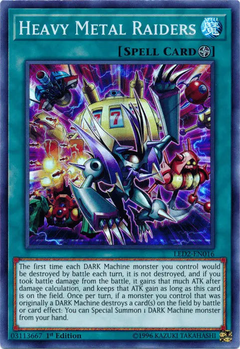 Heavy Metal Raiders [LED2-EN016] Super Rare - Doe's Cards