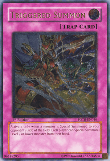 Triggered Summon [FOTB-EN046] Ultimate Rare - Doe's Cards