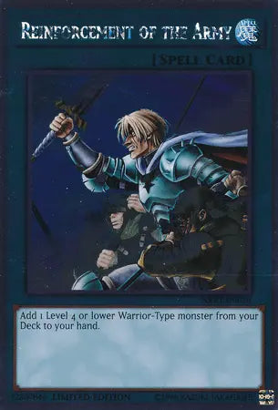 Reinforcement of the Army [NKRT-EN026] Platinum Rare - Doe's Cards