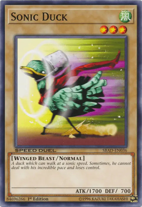 Sonic Duck [SBAD-EN036] Common - Doe's Cards