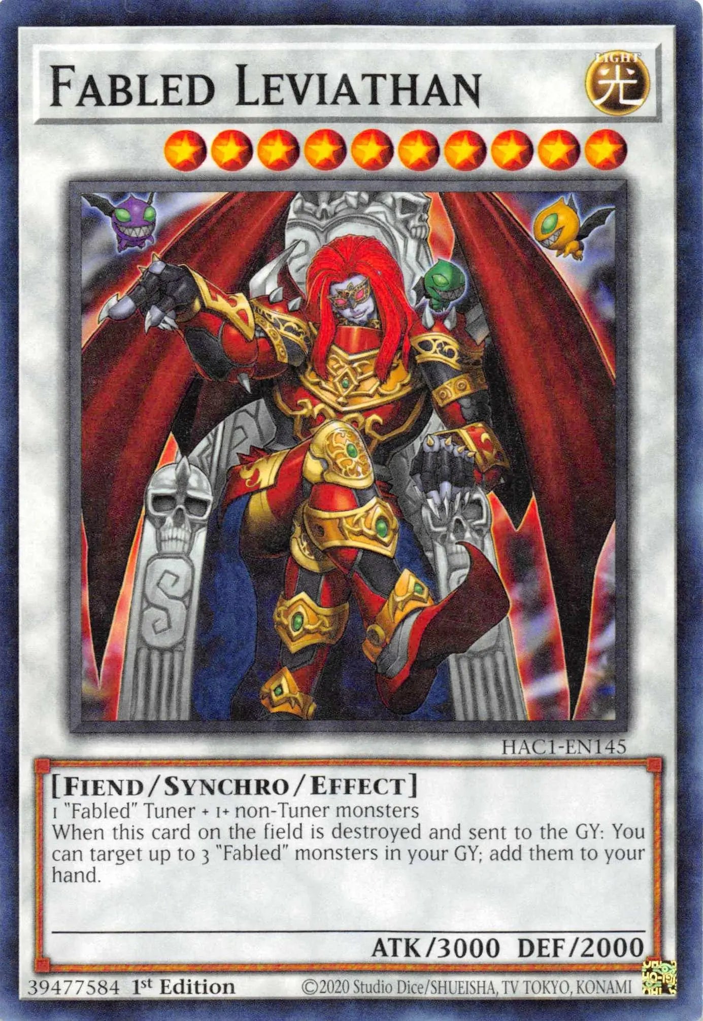 Fabled Leviathan [HAC1-EN145] Common - Doe's Cards