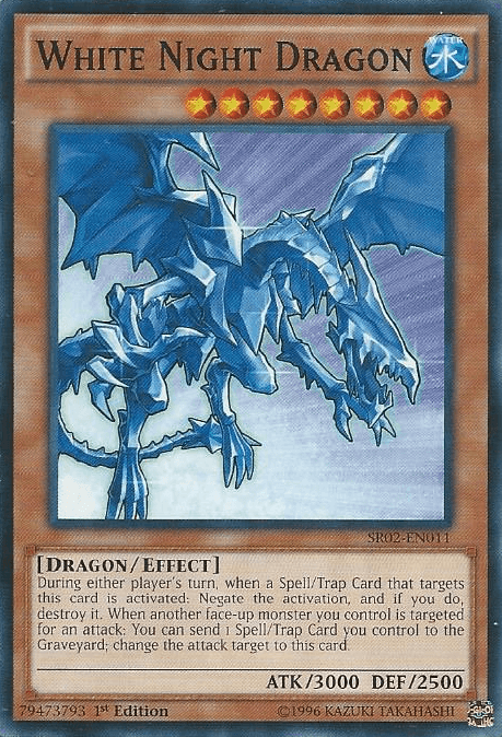 White Night Dragon [SR02-EN011] Common - Doe's Cards