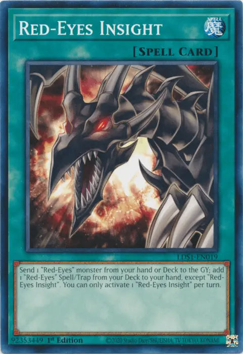 Red-Eyes Insight [LDS1-EN019] Common - Doe's Cards