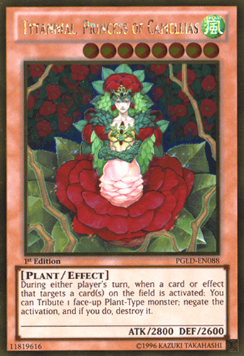 Tytannial, Princess of Camellias [PGLD-EN088] Gold Rare - Doe's Cards