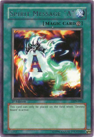 Spirit Message "A" [LON-091] Rare - Doe's Cards