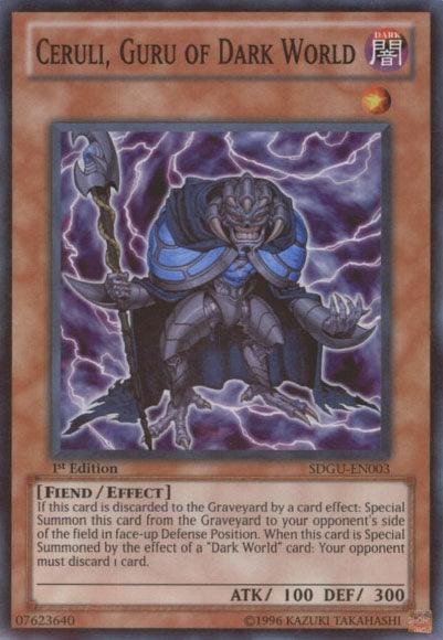 Ceruli, Guru of Dark World [SDGU-EN003] Super Rare - Doe's Cards