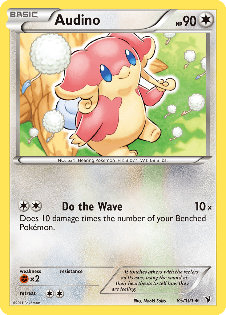 Audino (85/101) [Black & White: Noble Victories] - Doe's Cards