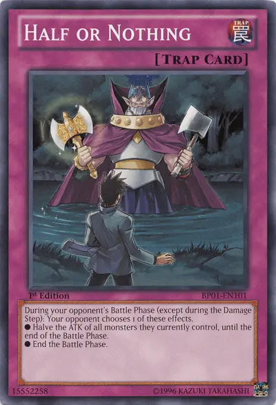 Half or Nothing [BP01-EN101] Common - Doe's Cards