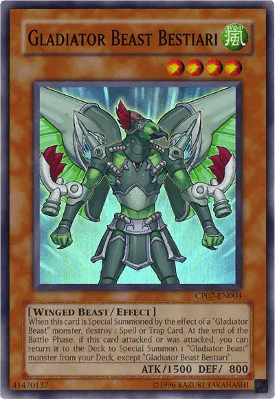 Gladiator Beast Bestiari [CP07-EN004] Super Rare - Doe's Cards
