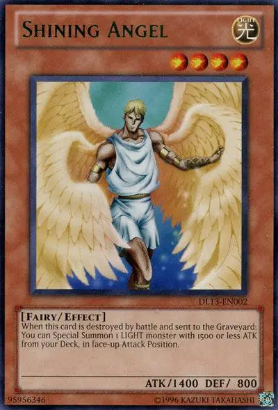 Shining Angel (Green) [DL13-EN002] Rare - Doe's Cards