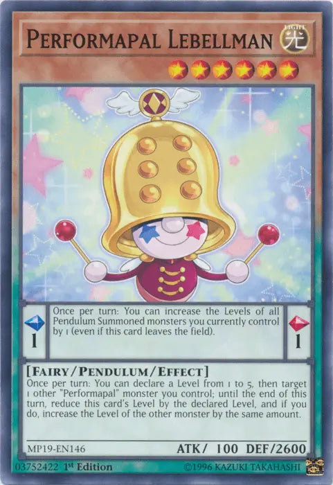 Performapal Lebellman [MP19-EN146] Common - Doe's Cards