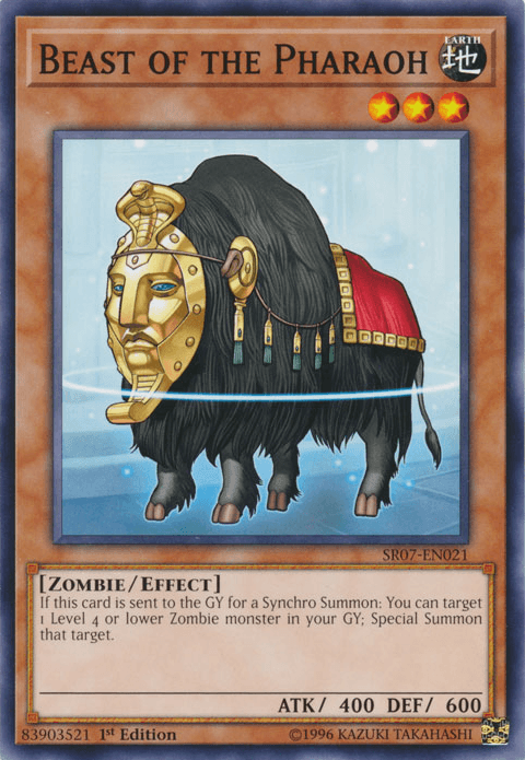 Beast of the Pharaoh [SR07-EN021] Common - Doe's Cards