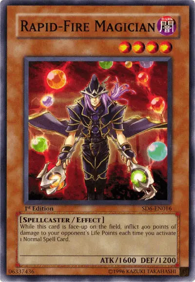 Rapid-Fire Magician [SD6-EN016] Common - Doe's Cards