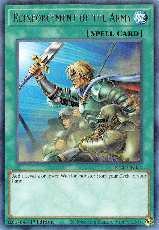 Reinforcement of the Army [KICO-EN051] Rare - Doe's Cards