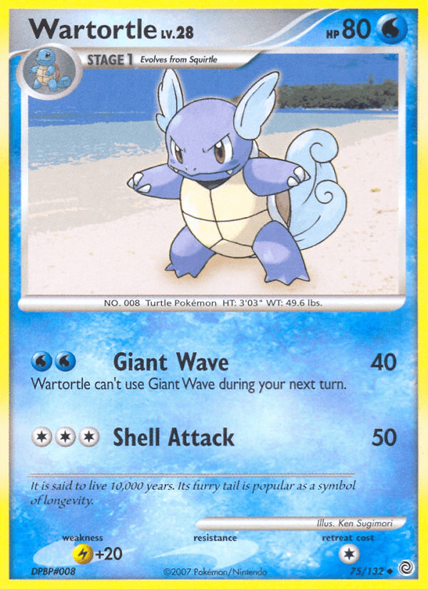 Wartortle (75/132) [Diamond & Pearl: Secret Wonders] - Doe's Cards