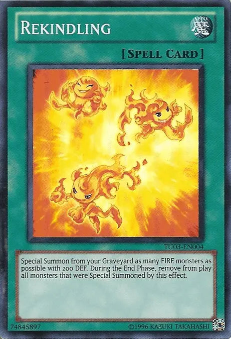 Rekindling [TU03-EN004] Super Rare - Doe's Cards