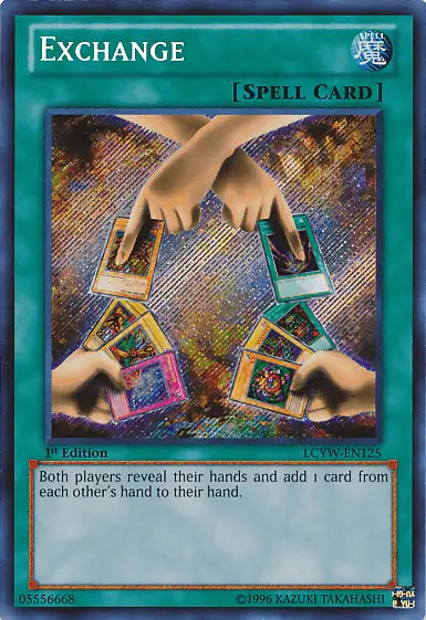 Exchange [LCYW-EN125] Secret Rare - Doe's Cards