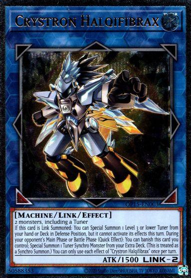 Crystron Halqifibrax [OP15-EN003] Ultimate Rare - Doe's Cards