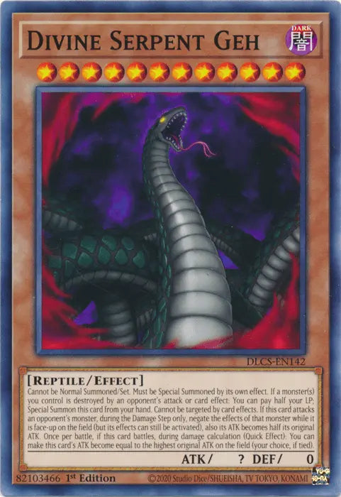 Divine Serpent Geh [DLCS-EN142] Common - Doe's Cards