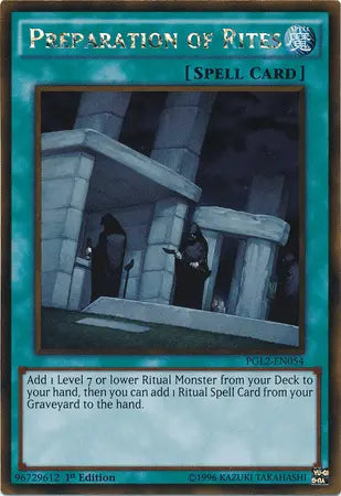 Preparation of Rites [PGL2-EN054] Gold Rare - Doe's Cards