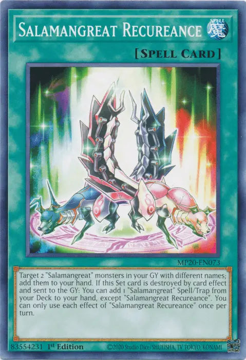 Salamangreat Recureance [MP20-EN073] Common - Doe's Cards