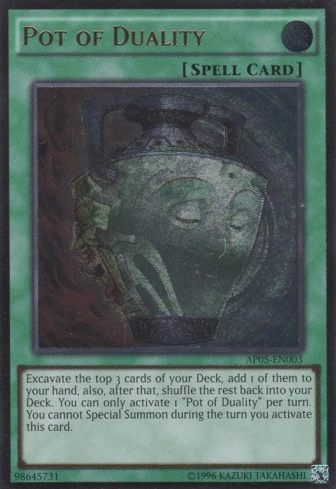 Pot of Duality [AP05-EN003] Ultimate Rare - Doe's Cards