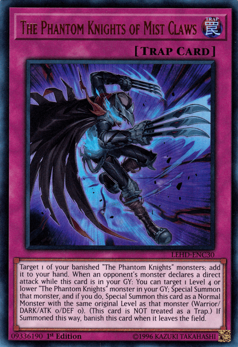 The Phantom Knights of Mist Claws [LEHD-ENC30] Ultra Rare - Doe's Cards