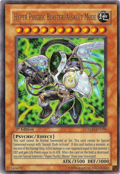 Hyper Psychic Blaster/Assault Mode [CRMS-EN020] Ultra Rare - Doe's Cards