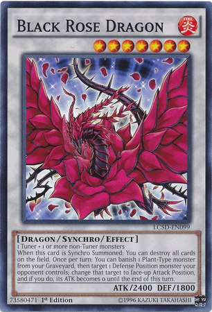 Black Rose Dragon [LC5D-EN099] Common - Doe's Cards